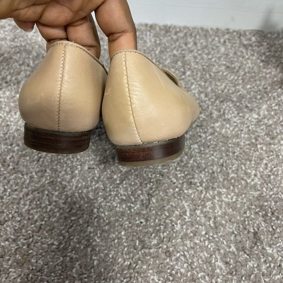 Marc Fisher Tan Studded Flats - Picture 7 of 8